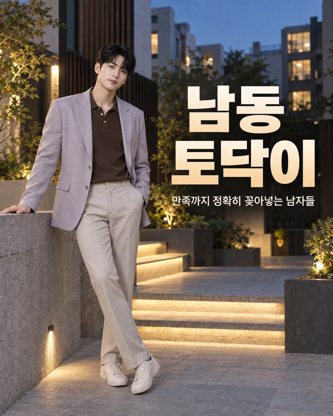 남동 토닥이 — 만족까지 정확히 꽂아넣는 남자들